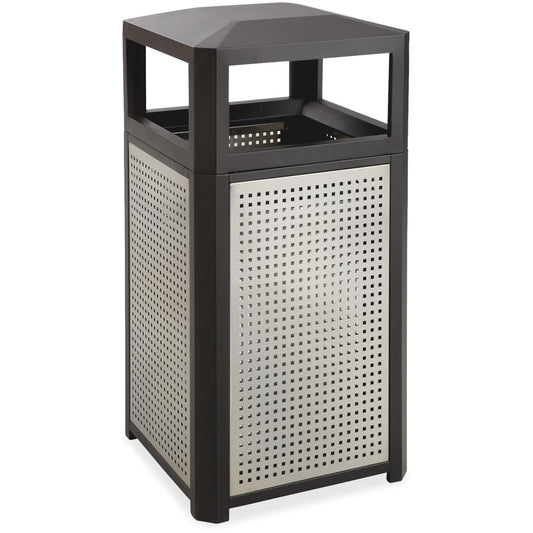 Safco Evos Series 15-gal Steel Waste Receptacle