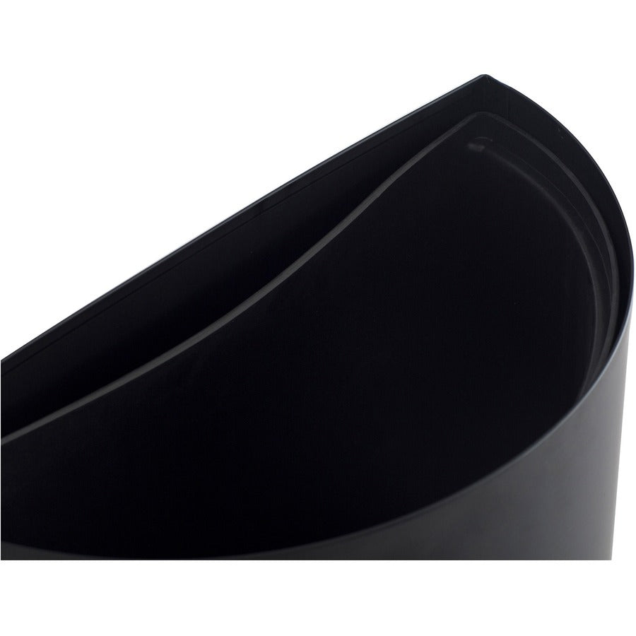 Safco Half Round Receptacle - 9940BL