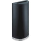 Safco Half Round Receptacle - 9940BL
