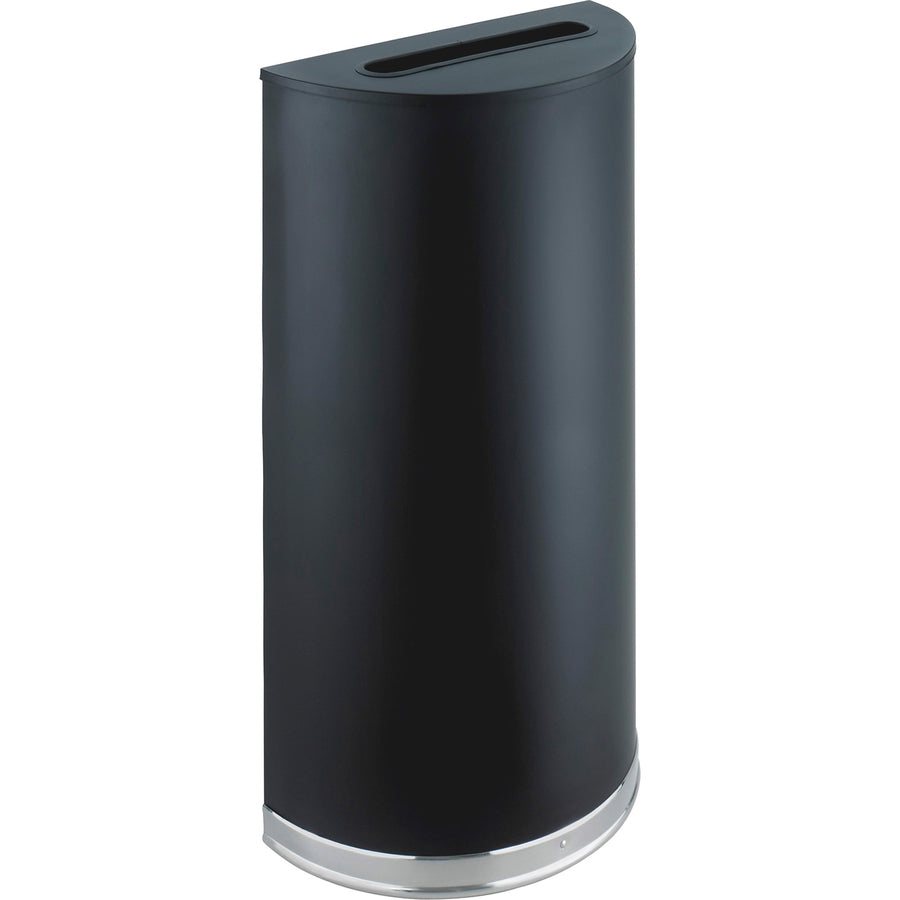 Safco Half Round Receptacle - 9940BL