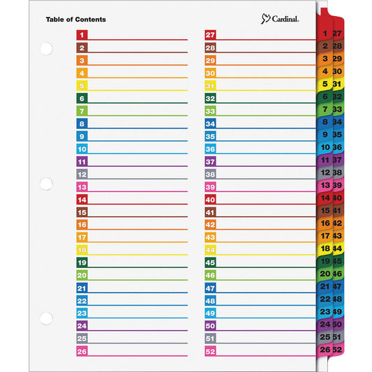 Cardinal&reg; OneStep Printable Dividers