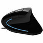 Adesso iMouse Vertical Ergonomic Mouse Black with Blue LED light - IMOUSE E1
