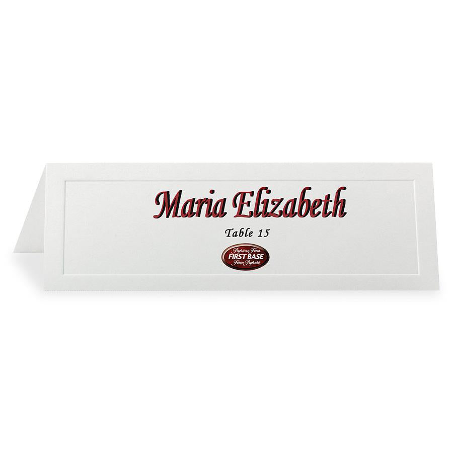 St. James&reg; Overtures Traditional Embossed Tent Cards