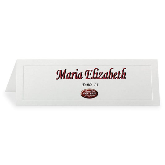 St. James&reg; Overtures Traditional Embossed Tent Cards