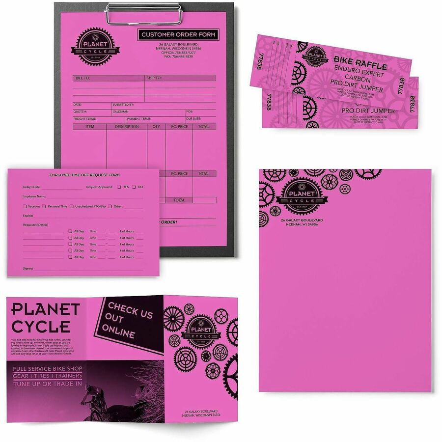 Astrobrights Color Copy Paper - Outrageous Orchid - 21946