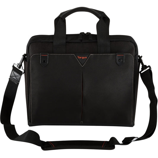 Targus Classic+ CN514CA Carrying Case for 13" to 14.1" Apple iPad Notebook, Business Card, Cellular Phone, Cable, Earphone, Pen, Accessories, Tablet - Black