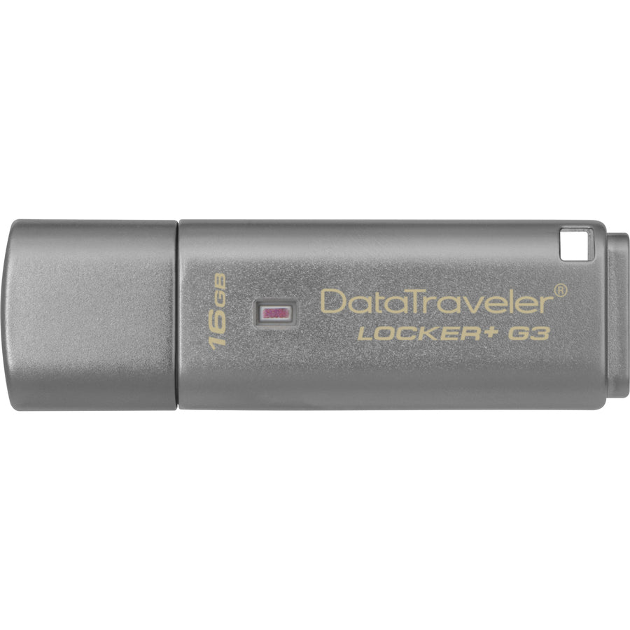 Kingston 16GB DataTraveler Locker+ G3 USB 3.0 Flash Drive - DTLPG3/16GB