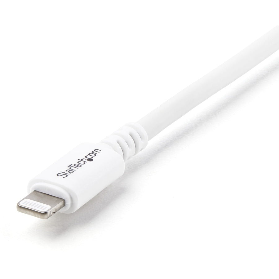 StarTech.com 3m (10ft) Long White AppleÂ&reg; 8-pin Lightning Connector to USB Cable for iPhone / iPod / iPad - USBLT3MW