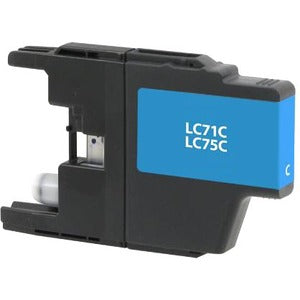 Clover Technologies High Yield Inkjet Ink Cartridge LC71C, LC75C - Cyan - 1 Each