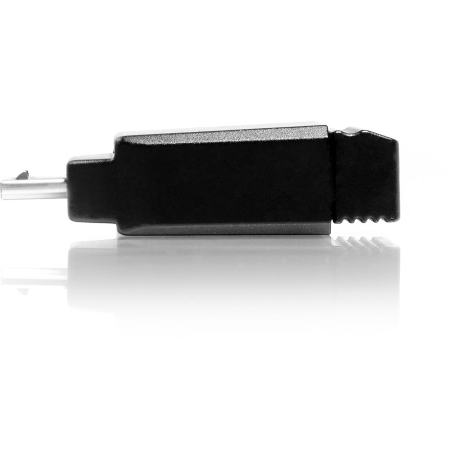 Verbatim 32GB Nano USB Flash Drive with USB OTG Micro Adapter - Black - 49822