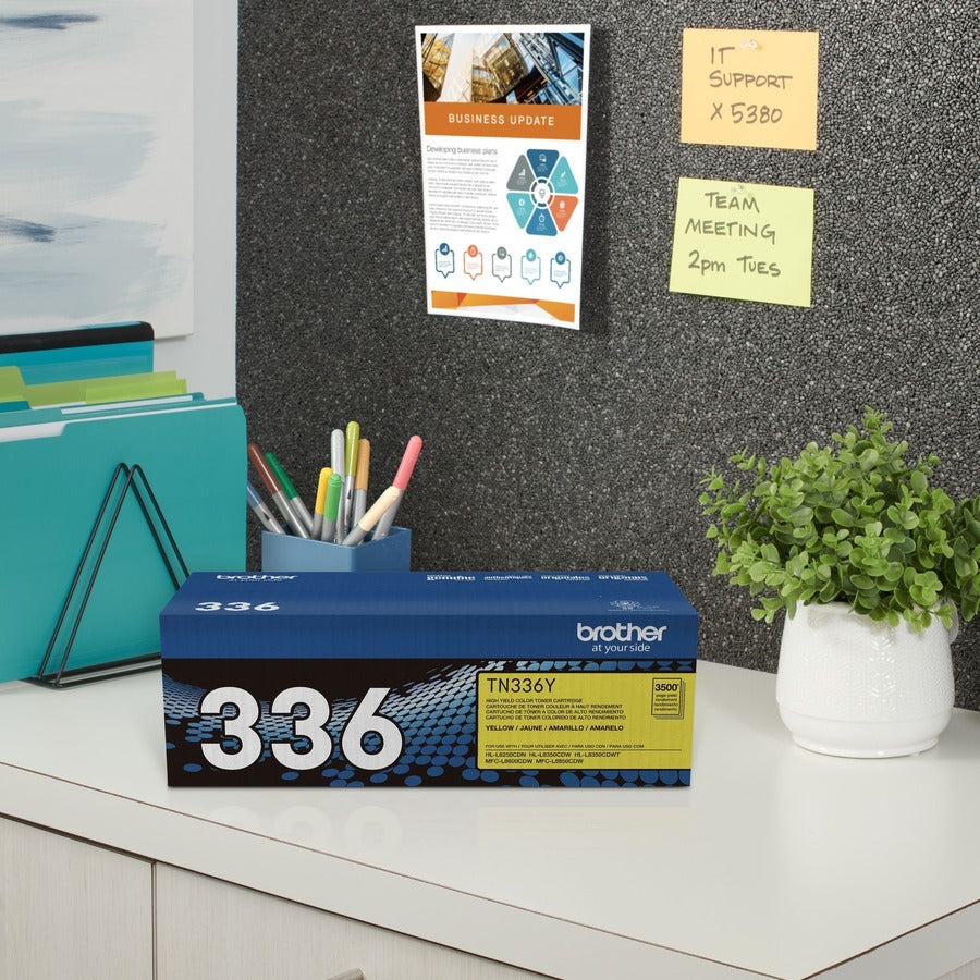 Brother TN336Y Original Toner Cartridge - TN336Y