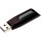 Verbatim 128GB Store 'n' Go V3 USB 3.2 Gen 1 Flash Drive - Gray