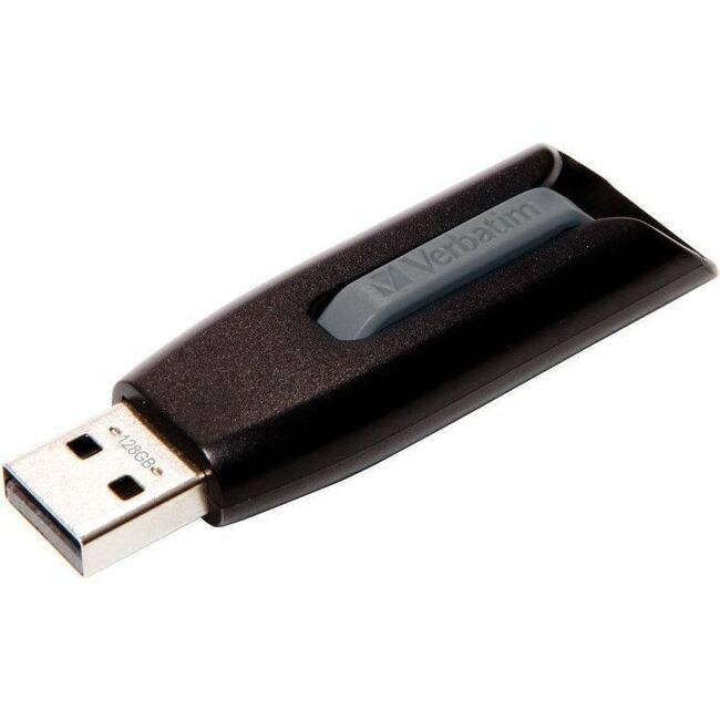 Microban 128GB Store 'n' Go V3 USB 3.2 Gen 1 Flash Drive - Gray