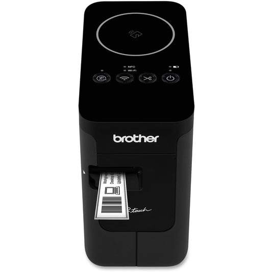 Brother P-touch PT-P750w Desktop Thermal Transfer Printer - Color - Label Print - USB - IEEE 802.11b/g/n Wireless LAN - With Cutter