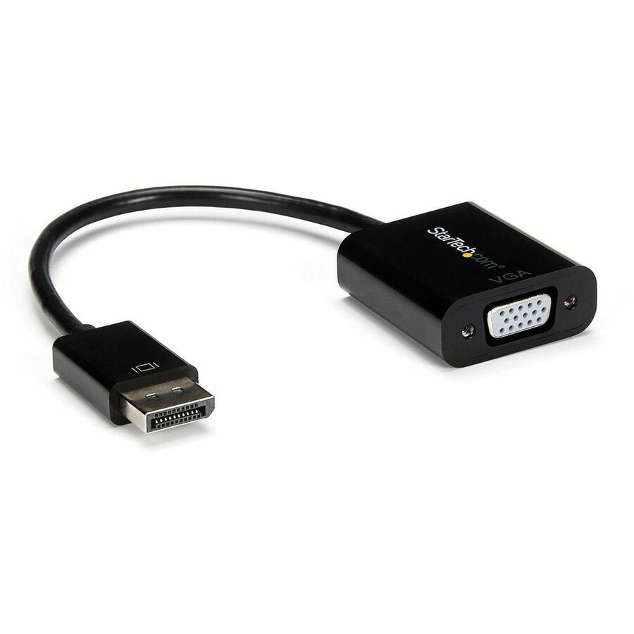 StarTech.com DisplayPort to VGA Adapter, Active DP to VGA Converter, 1080p Video, DP to VGA Adapter Dongle (Digital to Analog), DP 1.2 - DP2VGA3