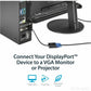 StarTech.com DisplayPort to VGA Adapter, Active DP to VGA Converter, 1080p Video, DP to VGA Adapter Dongle (Digital to Analog), DP 1.2 - DP2VGA3
