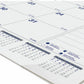 Blueline Net Zero Carbon Monthly Desk Pad Calendar, 22" x 17" , Bilingual - C177847B