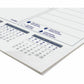 Blueline Net Zero Carbon Monthly Desk Pad Calendar, 22" x 17" , Bilingual - C177847B