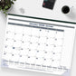 Blueline Net Zero Carbon Monthly Desk Pad Calendar, 22" x 17" , Bilingual - C177847B