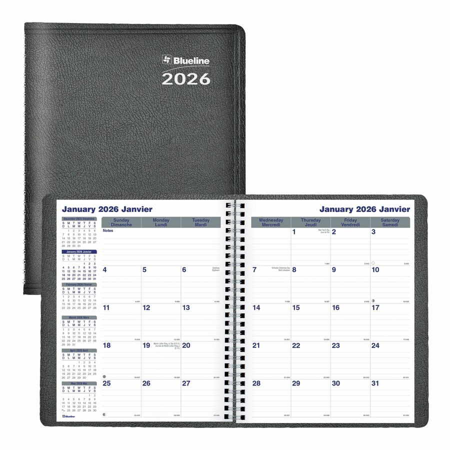 MONTH.PLAN.9.25X7.25" BLK