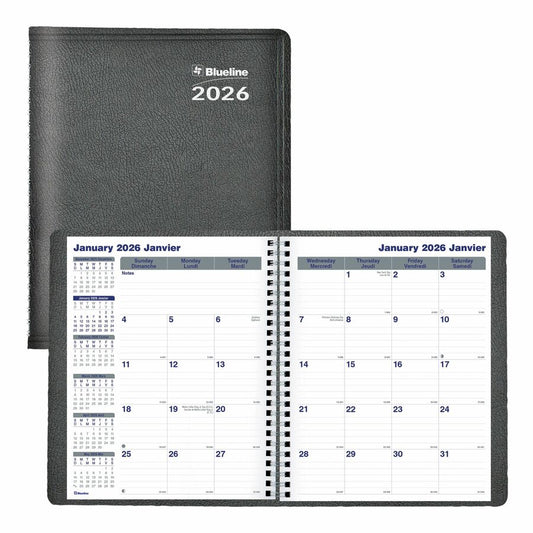 MONTH.PLAN.9.25X7.25" BLK
