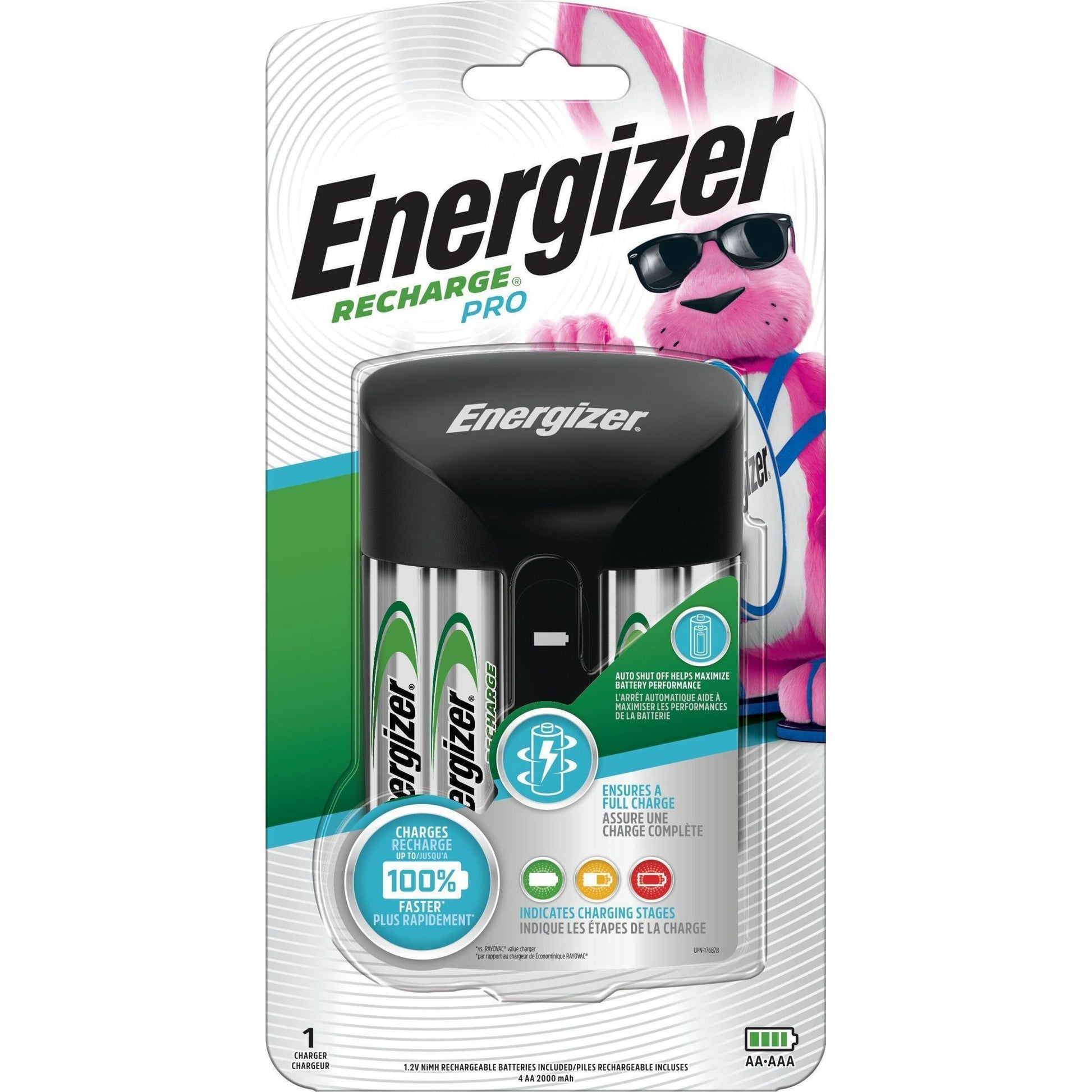 Energizer Recharge Pro AA/AAA Battery Charger