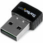 StarTech.com USB 2.0 300 Mbps Mini Wireless-N Network Adapter - 802.11n 2T2R WiFi Adapter - USB300WN2X2C