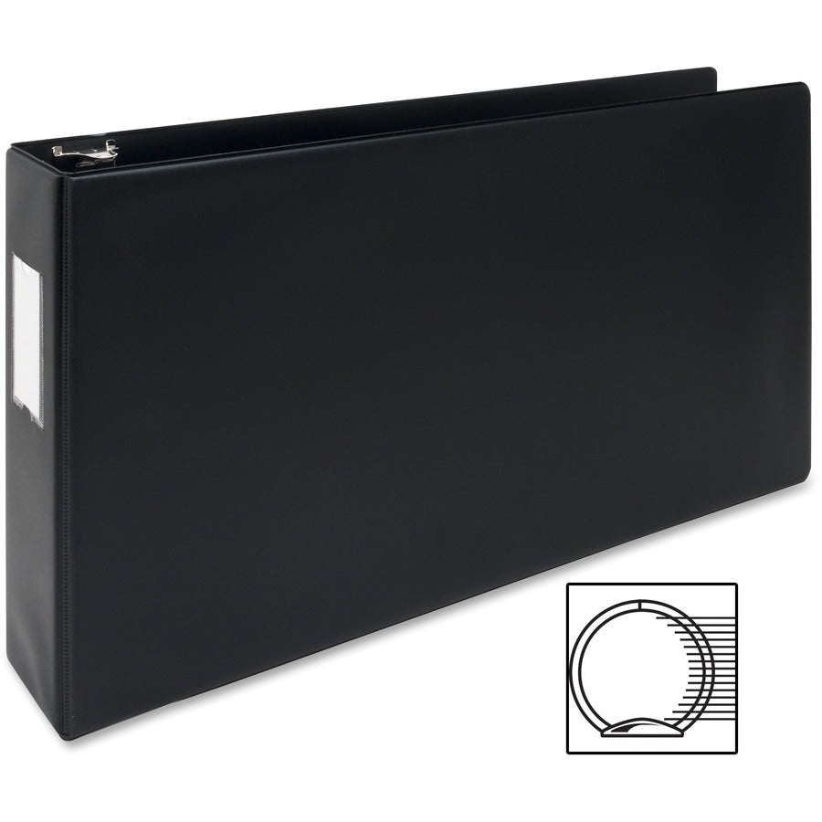 Business Source Tabloid-size Round Ring Reference Binder - 44102