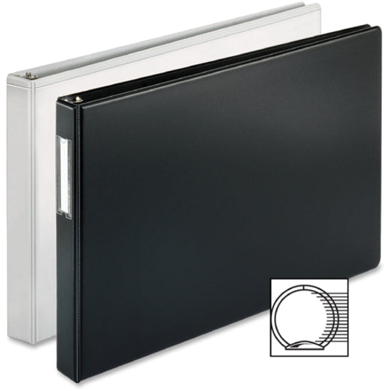 Business Source Tabloid-size Round Ring Reference Binder - 44102