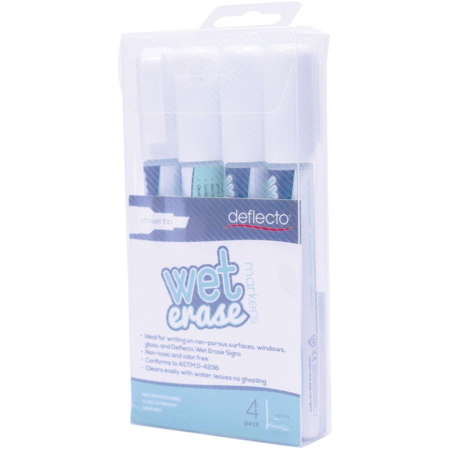 Deflecto Wet Erase Markers - SMA510V4WT