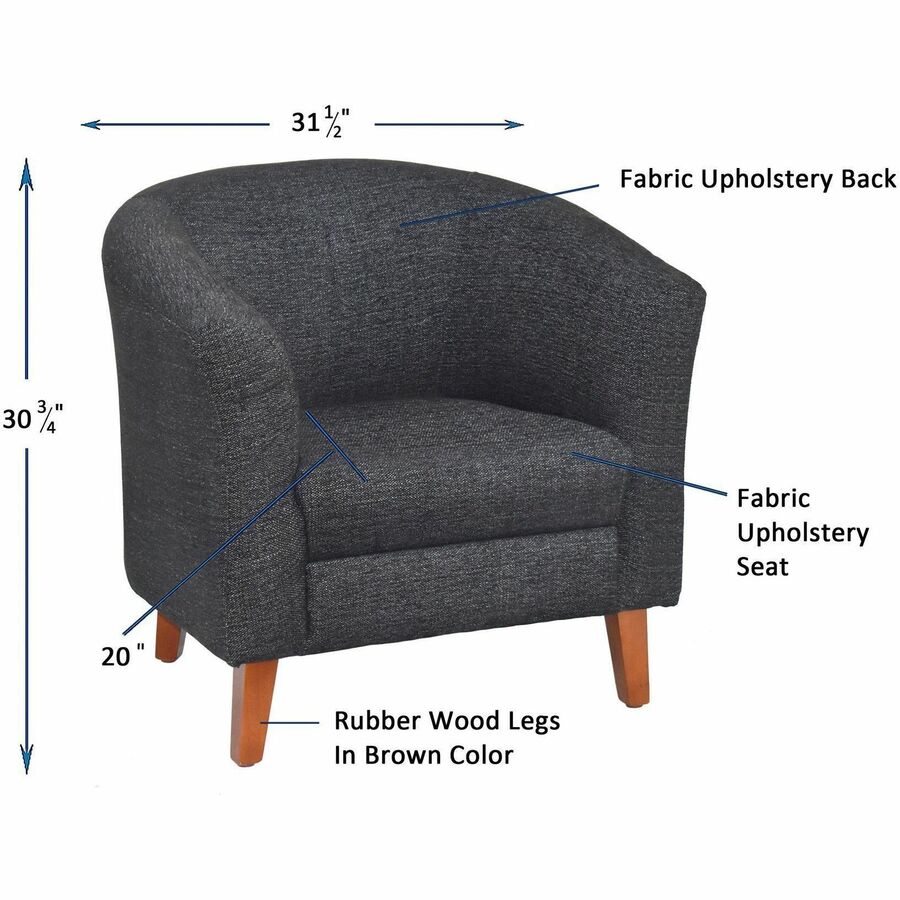 Lorell Barrel Armchair - 82096