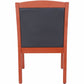Lorell Sloping Arms Wood Frame Guest Chair - 20014