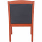 Lorell Sloping Arms Wood Frame Guest Chair - 20014