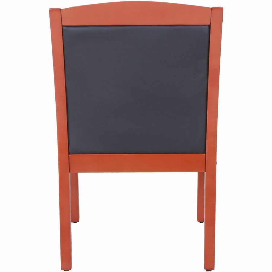 Lorell Sloping Arms Wood Frame Guest Chair - 20014