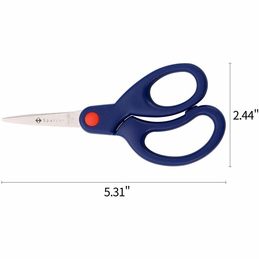 Sparco Bent Handle 5" Kids Scissors - 39049