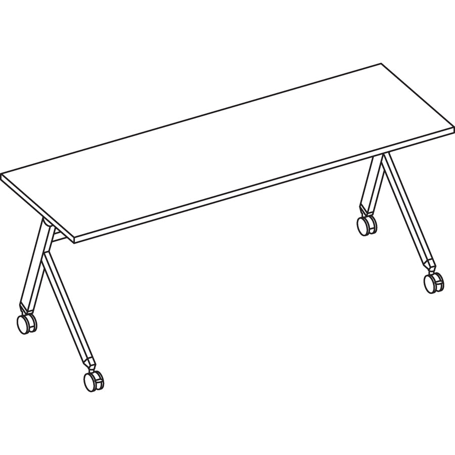 HON Multi-Purpose Table, Flip Base - BMPT6024PW