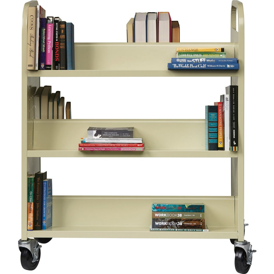 Lorell Double-sided Book Cart - 49202
