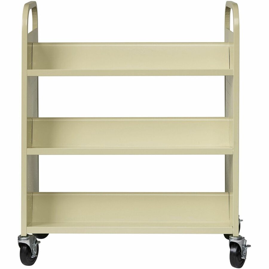 Lorell Double-sided Book Cart - 49202