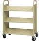 Lorell Double-sided Book Cart - 49202