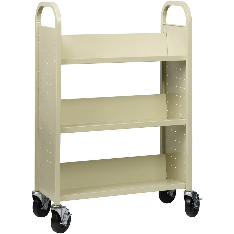 Lorell Single-sided Book Cart - 49204