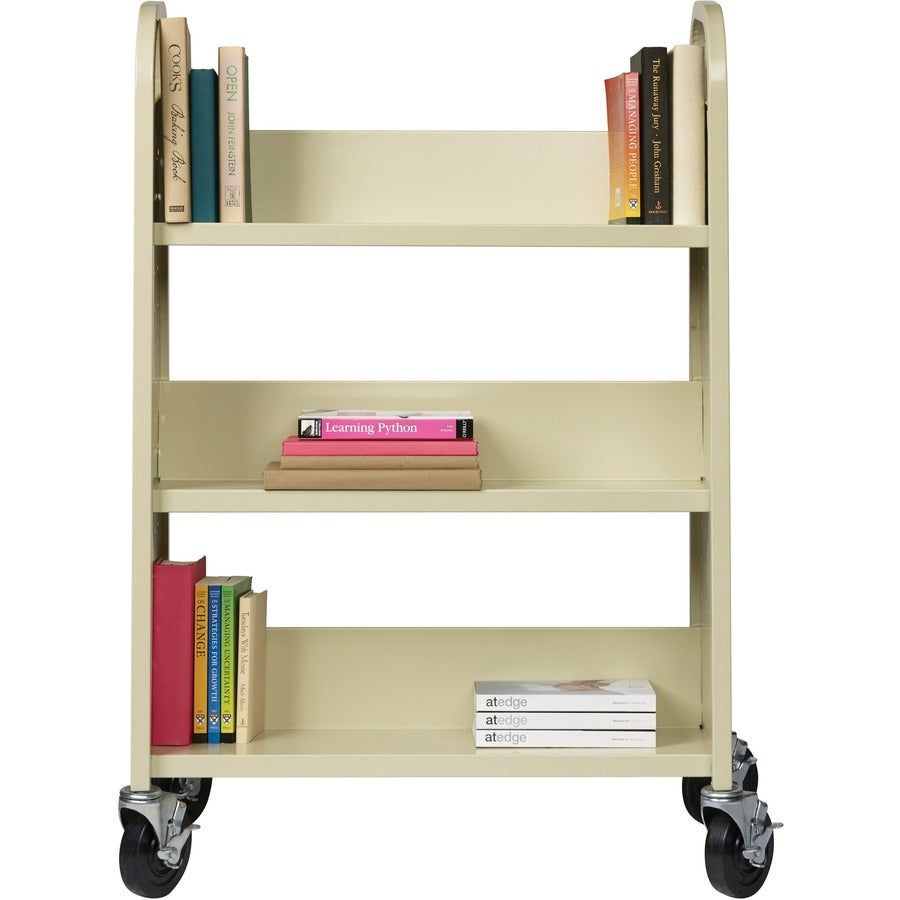 Lorell Single-sided Book Cart - 49204