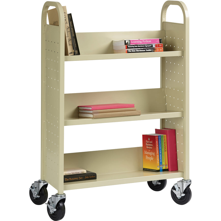 Lorell Single-sided Book Cart - 49204