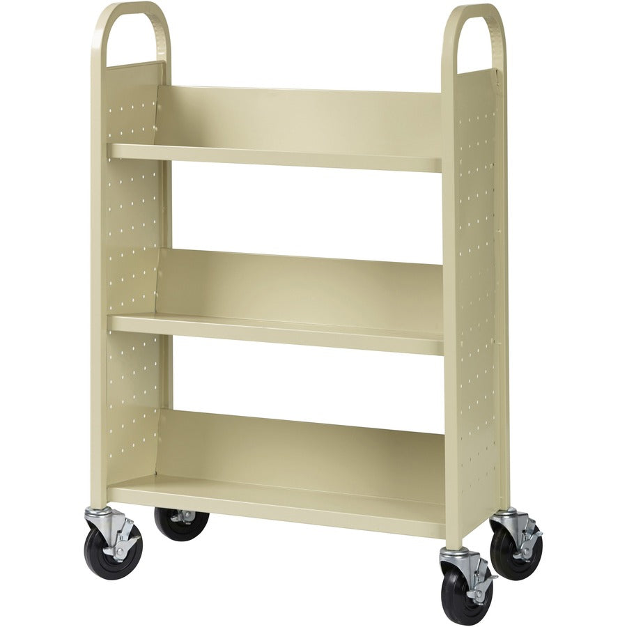 Lorell Single-sided Book Cart - 49204
