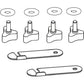 Lorell Preference Training Table Connector - 60723