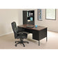 Lorell Fortress Series Double-Pedestal Desk - 60927