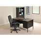 Lorell Fortress Series Double-Pedestal Desk - 60927