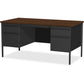 Lorell Fortress Series Double-Pedestal Desk - 60927