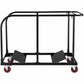 Lorell Round Planet Table Trolley Cart - 65955