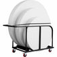 Lorell Round Planet Table Trolley Cart - 65955
