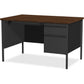 Lorell Fortress Series 48" Right Single-Pedestal Desk - 66902